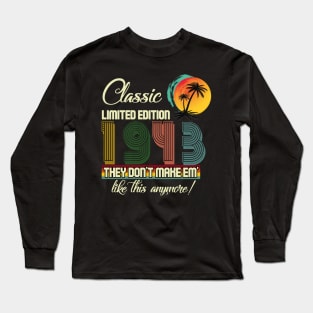 11th Birthday Gifts for Men Vintage Long Sleeve T-Shirt